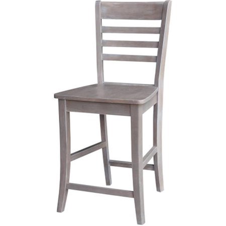 INTERNATIONAL CONCEPTS Cosmo Ladderback Counterheight Stool - 24 in. Seat Height S09-3102